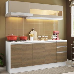 Cozinha Compacta Modulada 100% MDF Smart Madesa