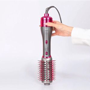 Escova Secadora Britânia Bes26sr 4 Em 1 1300w Prata E Rosa Bivolt
