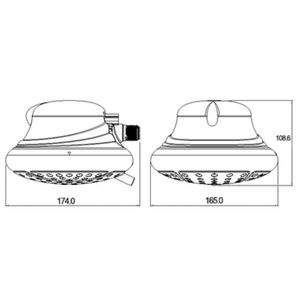 Chuveiro Bella Ducha 4t Ultra Lorenzetti 220v~6800w