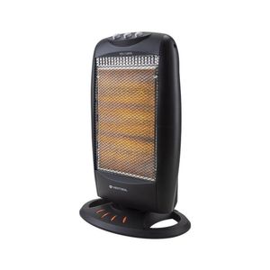 Aquecedor Elétrico Halógeno Portátil Preto 220v 1200w - Ventisol