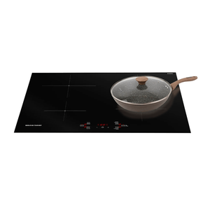 Compre Cooktop de Indução Brastemp 4 Bocas Preto BDJ60BE 220V e Ganhe Panela com Tampa Circle Indução 28cm Tognana