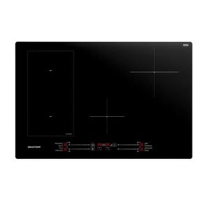 Compre Cooktop de Indução Brastemp 4 Bocas Preto BDJ77BE 220V e Ganhe Panela com Tampa Circle Indução 28cm Tognana