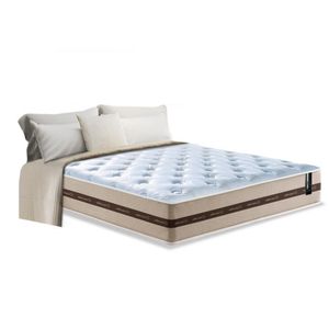 Colchão De Molas Queen Cama Inbox Smart Pró 158x198x22 Bege