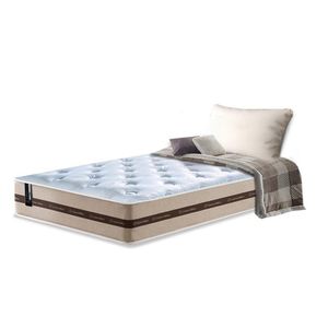 Colchão De Molas Ensacadas Solteiro Cama Inbox Smart 88x188x22 Bege