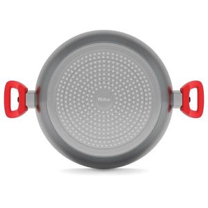 Panela Philco Definitive Pph280apr Redstone com Tampa de Vidro 6,1L Cinza e Vermelho