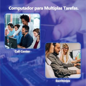 Computador Desktop, Intel Core I3 6º Geração, 16gb Ram, Hd Ssd 480gb, Conexões Usb/vga/hdmi/lan/som