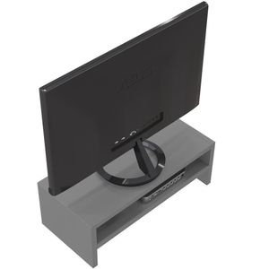 Kit 04 Suportes Para Monitor Stand Home Office Lap 63 Cm L03 Cinza - Lyam
