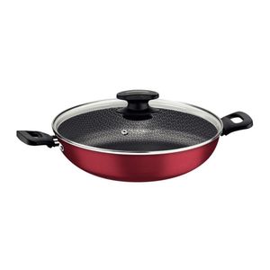 Panela Wok Vermelha 28cm 3,3L Antiaderente 27817/022