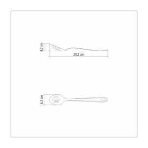 Colher Perfurada Tramontina Utility Para Arroz Em Aço Inox