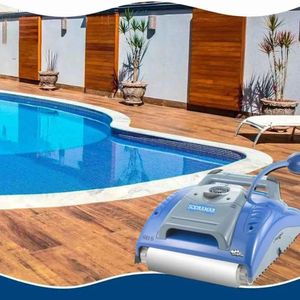 Robô Aspirador Automático Para Limpeza De Piscina Sodramar Rb6 Monofásico 110/220v - Até 12m De Comprimento