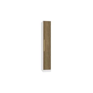 Guarda-roupa 1 Porta Kappesberg Adapt Branco/nogueira 36cm