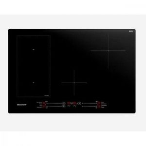 Cooktop 4 Bocas De Indução Brastemp Com Flexizone Bdj77be Preto 220V