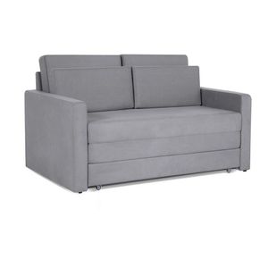 Sofá Cama Castor Casal Salerno Max Suede Cinza