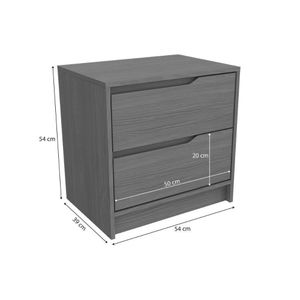 Mesa Cabeceira R261 C- 3 Gavetas Canela - Kappesberg