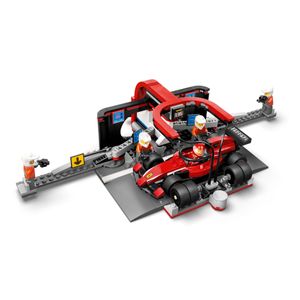 LEGO® City - Pit Stop e equipe da F1® com carro Ferrari