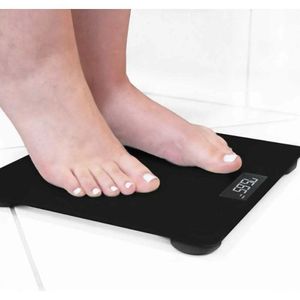 Balança Digital Smart Corporal Tela Em Led Dellamed Preto