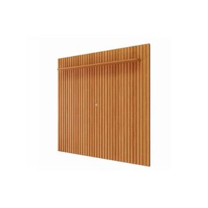 Painel Home Para Tv Até 65 Pol Maragogi Com Prateleira Ripado 185x220cm Cinamomo - Permóbili