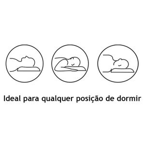 Travesseiro Espuma Luck Sleep Flocos Kit C/ 4 Un (45x65) - Luckspuma