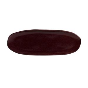 Conjunto Com 4 Travessas Oval Rasa Grande Orgânico Volcano 36X13Cm