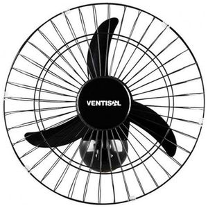 Ventilador De Parede Ventisol 50cm Premium Preto Bivolt