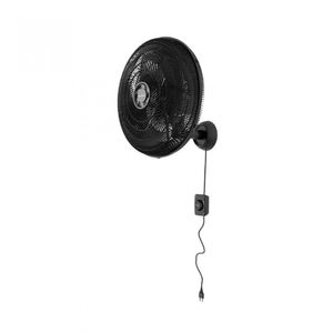 Ventilador De Parede 50cm Premium Preto 110v