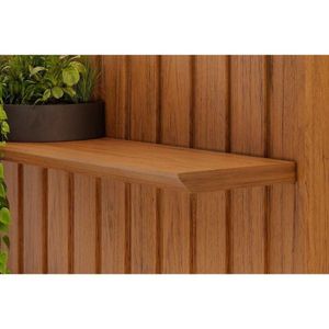 Home P- Tv Até 65 Pol Pratic Ripado C- 3 Gavetas 223x240cm Cedro-bali - Dj Móveis