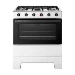 Fogão Esmaltec 5 Bocas Ideal Pop Acendimento Manual Branco Bivolt F5ISB5120BR