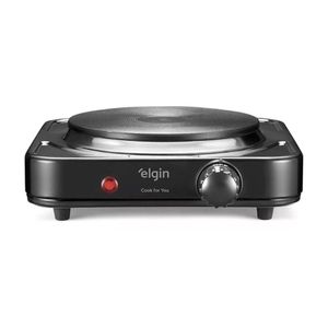 Fogao Cooktop Eletrico Portatil Elgin Fog20 1 Boca 1000w - 110v