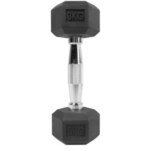 Par De Halteres Lion Performance Sextavado 3kg Aço Cromado
