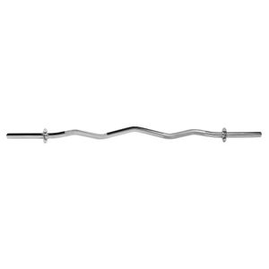 Barra W Para Anilhas Lion Dymeck 120cm Cromada Ergonômica