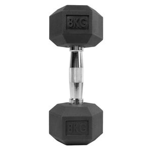 Par De Halteres Lion Performance Sextavado 8kg Aço Cromado