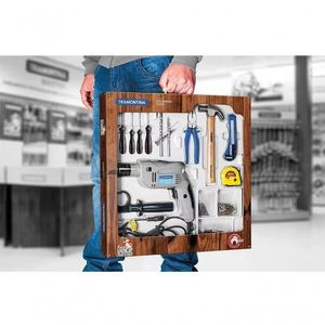 Kit De Ferramentas Furadeira 500w 110V 100 Peças Tramontina