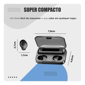 Fone Power Bank Bluetooth Top Para Samsung A15