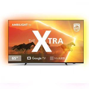 Smart TV Philips Ambilight 65 4K Miniled Google TV Preto Bivolt