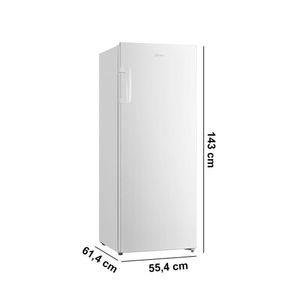 Freezer Vertical Midea 196L 2 Em 1 Turbo Freezer 1 Porta Branco - 110v