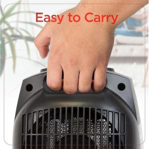 Black+decker Aquecedor Portátil Com Alça, 750w-1500w (preto)