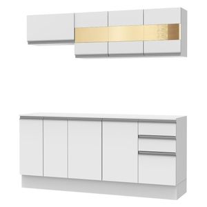 Cozinha Compacta 100% MDF Smart Modulada Madesa