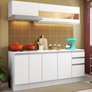 Cozinha Compacta 100% MDF Smart Modulada Madesa