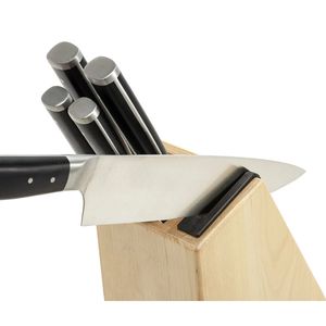 FAQUEIRO KITCHENAID 5 PEÇAS E CEPO COM AFIADOR KO5PSTSNOBG