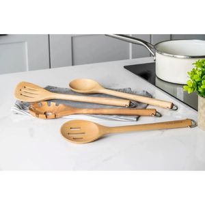 CONJUNTO KITCHENAID 3 ESPATULAS EM MADEIRA DE BETULA 34CM KQR752BXE