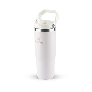 Garrafa Térmica Flip Straw Em Inox Rose Quartz 887ml Stanley