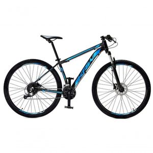 Bicicleta Aro 29 Krw Alumínio 27 Vel Freio Hidráulico Suspensão Com Trava S9 21 Preto-Azul