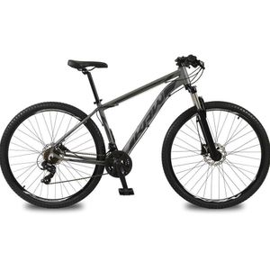 Bicicleta Aro 29 Krw Alumínio 24 Vel Freio Hidráulico Suspensão Dianteira S2 15.5 Grafite-Preto