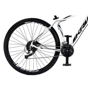 Bicicleta Aro29 Krw Alumínio Shimano 24v Freio Hidráulico S5 15.5 Branco-Preto