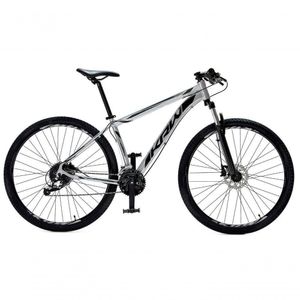Bicicleta Aro29 Krw Alumínio Shimano 24v Freio Hidráulico S5 15.5 Prata-Preto