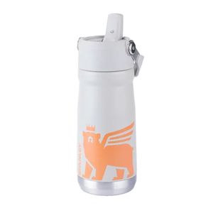 GARRAFA STANLEY TÉRMICA FLIP STRAW KIDS CINZA 500ML 08132-01