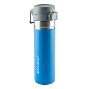 GARRAFA STANLEY TÉRMICA QUICK FLIP AZURE EM AÇO INOXIDÁVEL 710ML 08393-00