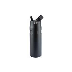 GARRAFA STANLEY TÉRMICA AEROLIGHT FLIP STRAW HEAT WAVE 710ML PRETO 08339-00