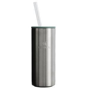 CAN COOLER STANLEY SLIM COM CANUDO EVERYDAY 290ML PRATA STAINLESS STEEL 08567-00
