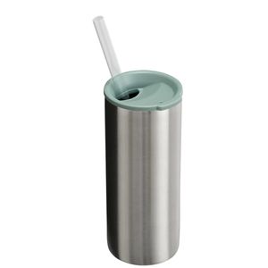 CAN COOLER STANLEY SLIM COM CANUDO EVERYDAY 290ML PRATA STAINLESS STEEL 08567-00